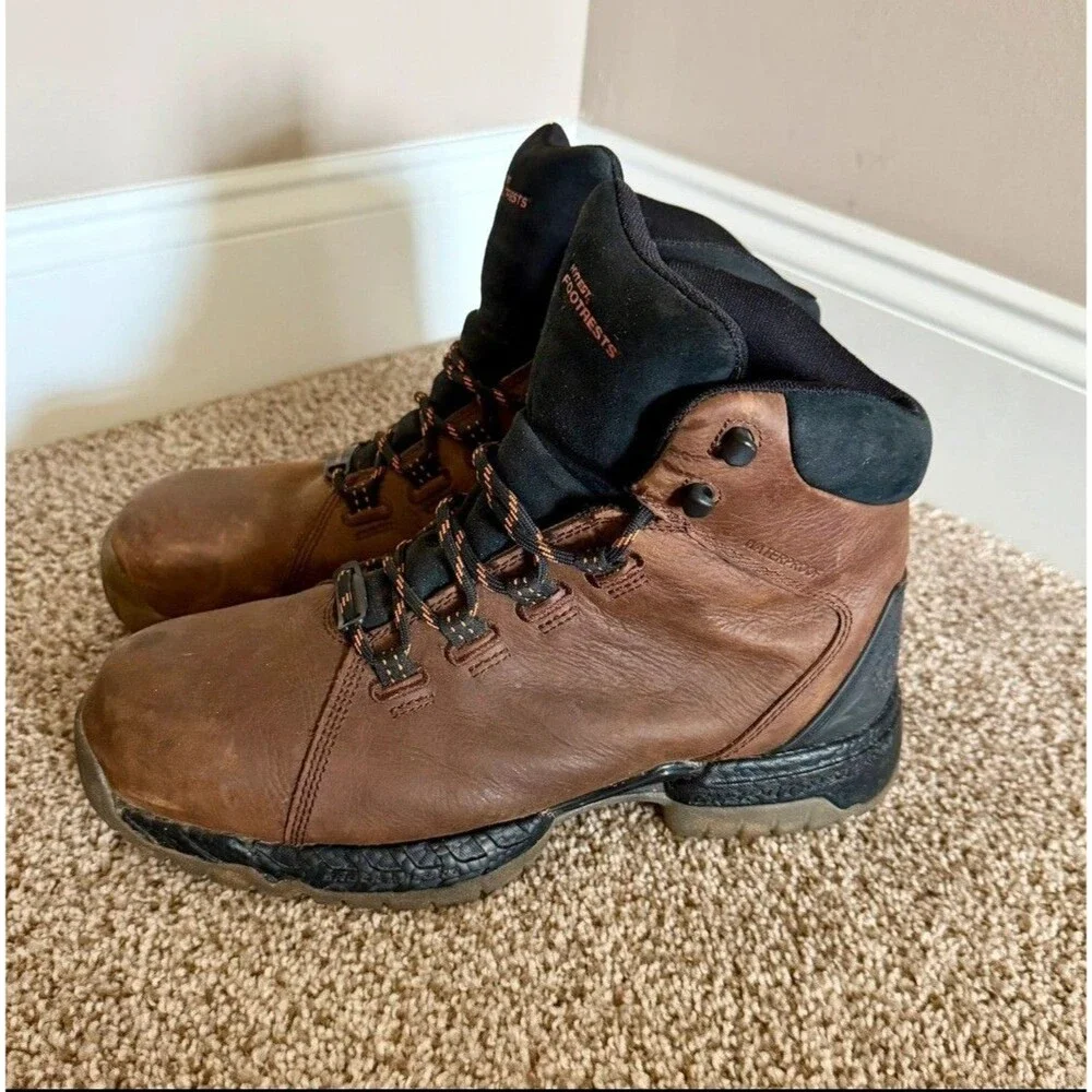 HYTEST K22471 FootRests Nano Toe Waterproof Work Boots Men's 10 3E EH Leather